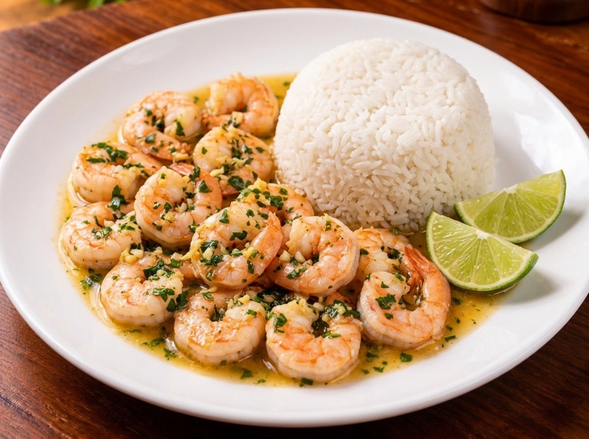 Crevettes Sautées Citron-Gingembre (3 500 FCFA) — TCHICK Rôtisserie Urbaine Almadies Dakar