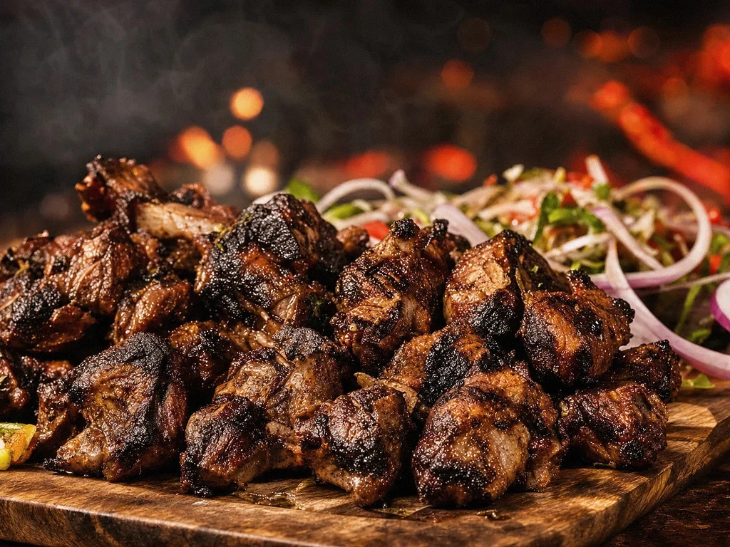 Dibi de Mouton au Feu de Bois (500 g : 5 000 FCFA) — TCHICK Rôtisserie Urbaine Almadies Dakar