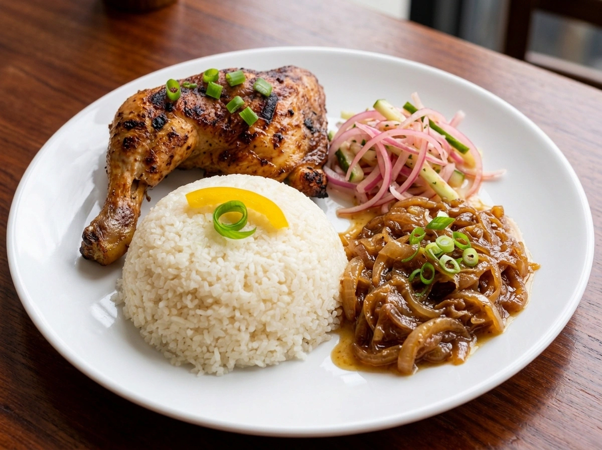 Poulet Yassa au Citron Vert (3 000 FCFA) — TCHICK Rôtisserie Urbaine Almadies Dakar